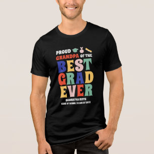 Trotse opa van het beste Afstudeerder ooit Tri-Blend Shirt
