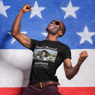 Trotse Ouder Van De Afgestudeerde   Foto T-shirt