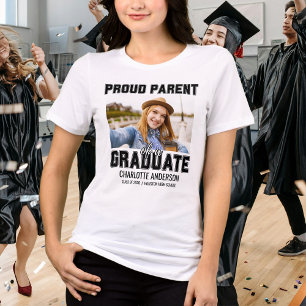 Trotse Ouder Van Een Afgestudeerde Afstuderen Tri-Blend Shirt