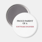 Trotse ouder van een SOFTWARE ENGINEER Magneet (Voorkant / Achterkant)
