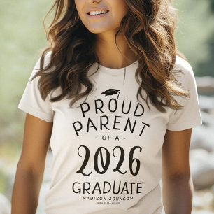 Trotse ouders 2025 Afstuderen T-shirt