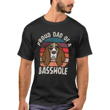 Trotse Pap van een Basshole grappige Basset Hound 