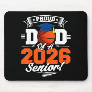 Trotse Papa 2026 Senior Basketbal Grafische Kunst Muismat