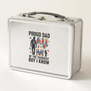 Trotse papa autisme moeilijkste jongen vintage vec