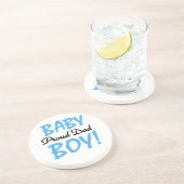 Trotse papa baby jongen geschenken zandsteen onderzetter (Zijkant)