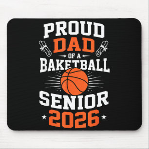 Trotse Papa Basketbal Senior 2026 Ontwerp Muismat