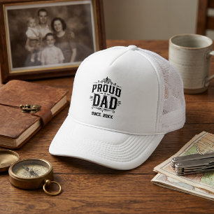 Trotse Papa Sinds Aangepast Jaar Nieuwe Papa Trucker Pet