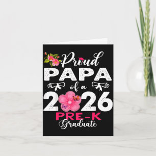 Trotse papa van afgestudeerde kleuter uit 2026 moe kaart