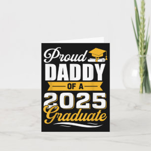 Trotse papa van een 2025 Afstuderen papa Afstudere Kaart