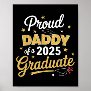 Trotse Papa Van Een Afgestudeerde In 2025 Afstuder Poster
