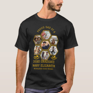 Trotse papa van een afgestudeerde XX-er Fotocoll T-shirt