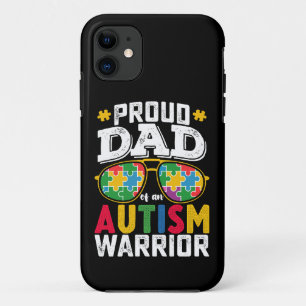 Trotse papa van een familie met een autisme-strijd iPhone 11 hoesje