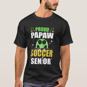 Trotse Papaw Van Een Voetbal Eindexamenklas Van 20 T-shirt