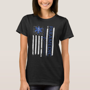 Trotse Paramedische Amerikaanse vlag Paramedic T-shirt