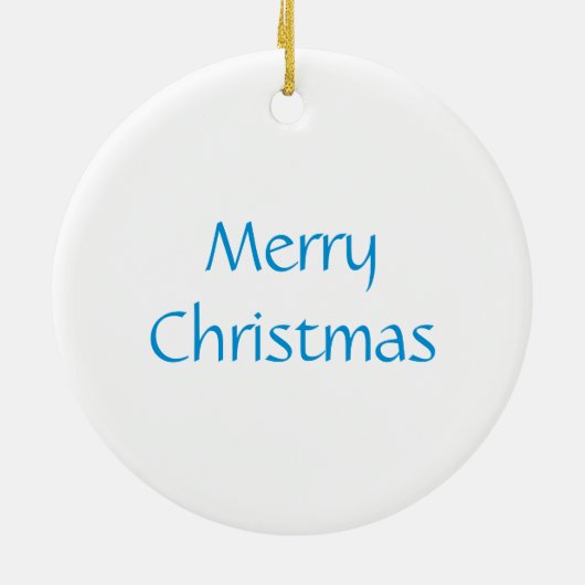 Trotse pauw kerstversiering keramisch ornament (Achterkant)