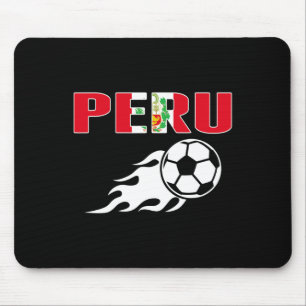 Trotse Peru Voetbalfans Jersey Peruviaanse Vlag Vo Muismat
