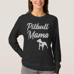 Trotse Pitbull Mama Vrouwen Pit Bull Dog T-shirt