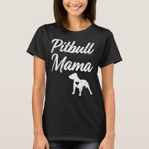 Trotse Pitbull Mama Vrouwen Pit Bull Dog T-shirt