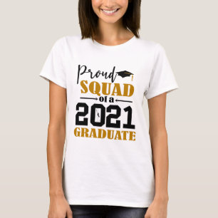 Trotse ploeg van een 2021 Afstuderen T-shirt