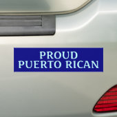 trotse puerto - rican bumpersticker (Op auto)