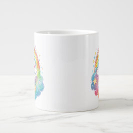 Trotse Regenboog Kunst Zelfliefde Pride Cadeau Extra Grote Beker