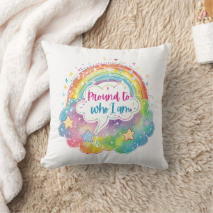 Trotse Regenboog Kunst Zelfliefde Pride Cadeau Kussen