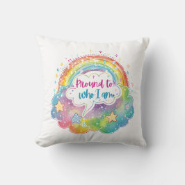 Trotse Regenboog Kunst Zelfliefde Pride Cadeau Kussen