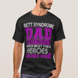 Trotse Rett Syndroom Papa Ik Heb de Mijne Grootgeb T-shirt