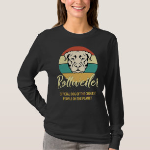 Trotse Rottweiler Eigenaar Rottweiler Puppy Lover T-shirt