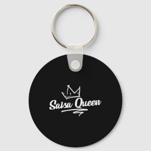 Trotse Salsa Dans Koningin Gift voor Salsa Lover V Sleutelhanger