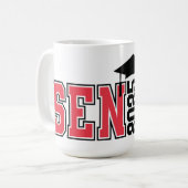 Trotse Senior 2025 Koffiemok (Voorkant links)