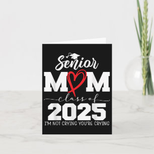 Trotse senior moeder afgestudeerd in 2025 Ik huil Kaart