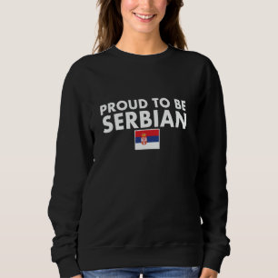 Trotse Servisch Srbija Vlag Trotse Serviër Trui