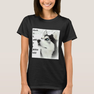 Trotse Siberische Husky T-shirt