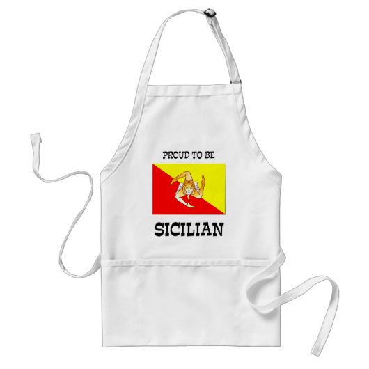 Trotse Siciliaan Standaard Schort (Voorkant)