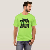 Trotse Sint-Bernard-ouder T-shirt (Voorkant volledig)
