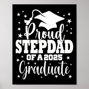 Trotse stepdad van CL van 2025 Afstuderen Senior G Poster