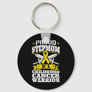 Trotse stiefmoeder van een kinderjaren kanker krij sleutelhanger