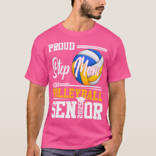 Trotse stiefmoeder van een senior Afstuderen 2025 T-shirt
