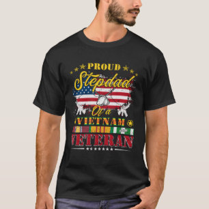 Trotse stiefvader van een Vietnamveteraan T-shirt