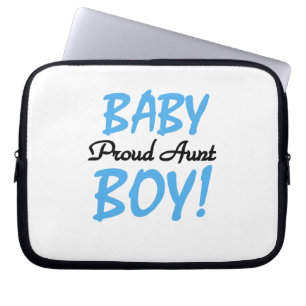 Trotse Tante Baby Boy T-shirts en geschenken Laptop Sleeve