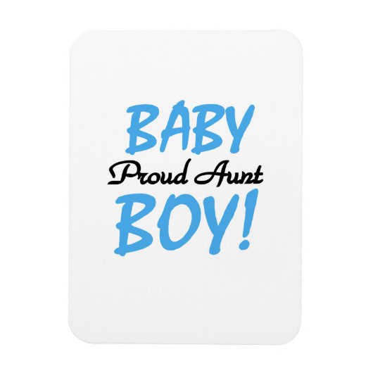 Trotse Tante Baby Boy T-shirts en geschenken Magneet (Verticaal)