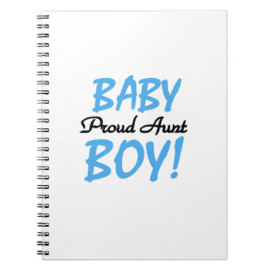 Trotse Tante Baby Boy T-shirts en geschenken Notitieboek