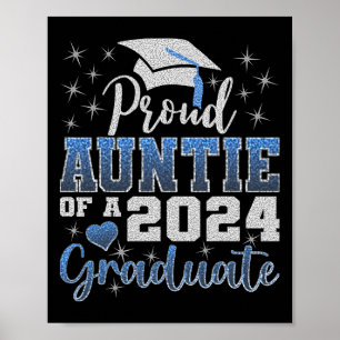 Trotse tante van 2024 Afstuderen Geweldige Familie Poster
