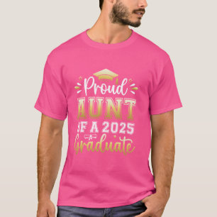 Trotse Tante van een 2025 Afstuderen Senior Afstud T-shirt