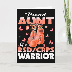 Trotse tante van een RSD CRPS Warrior Awareness Bo Kaart