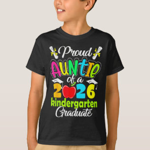 Trotse tante van eindexamenleerling kleuterschool t-shirt