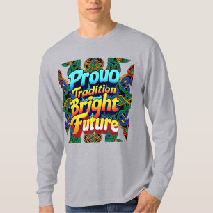 Trotse Traditie Bright Future – Bold Text Design T-shirt