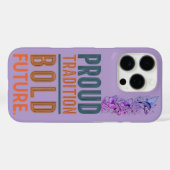 Trotse traditie, gedurfd toekomstig visgrenzenontw Case-Mate iPhone case (Achterkant (horizontaal))