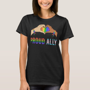 Trotse Transgender Ally FTM Trans Pride LGBT Su T-shirt